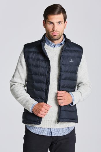 VESTA GANT D1. MIXED MEDIA LIGHT PADDED GILET černá XXL