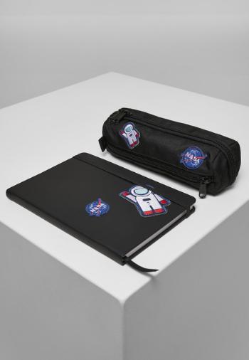 Mr. Tee NASA Notebook & Pencilcase Set black - UNI