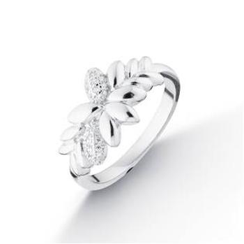 NUBIS® Stříbrný prsten se zirkony - velikost 52 - NB-5090-52