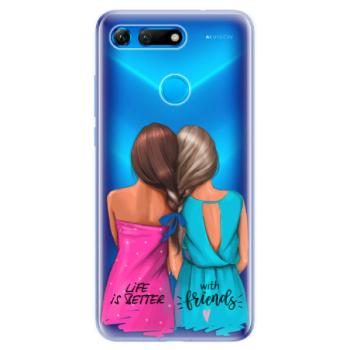 Odolné silikonové pouzdro iSaprio - Best Friends - Huawei Honor View 20