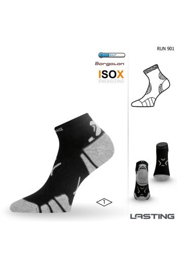Lasting RUN 901 černá běžecké ponožky Velikost: (34-37) S ponožky