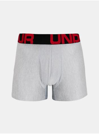 Šedé boxerky Under Armour UA Tech 3in 2 Pack