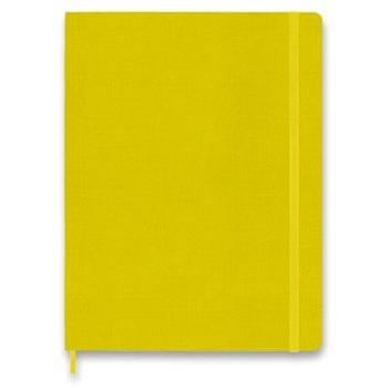 MOLESKINE Silk XL, tvrdé desky, linkovaný, slámově žlutý (QP090M6SILK)