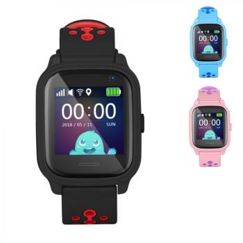 Dětské GPS hodinky KT04 s kamerou Růžové