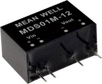 DC/DC měnič napětí, modul Mean Well MDS01M-12, 84 mA, 1 W, Počet výstupů 1 x