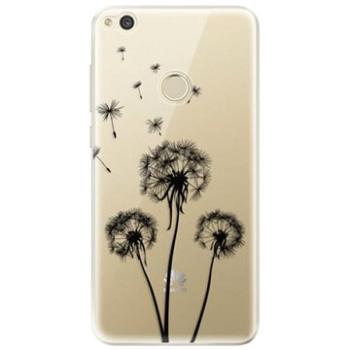 iSaprio Three Dandelions - black pro Huawei P9 Lite (2017) (danbl-TPU2_P9L2017)