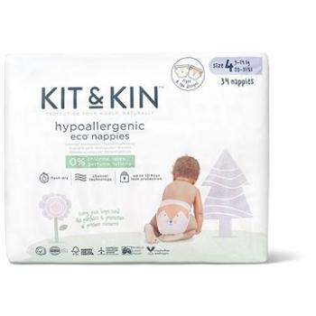 Kit & Kin Eko Naturally Dry Nappies vel. 4 (34 ks) (5060479850037)