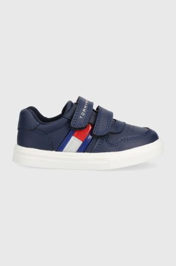 Dětské sneakers boty Tommy Hilfiger tmavomodrá barva