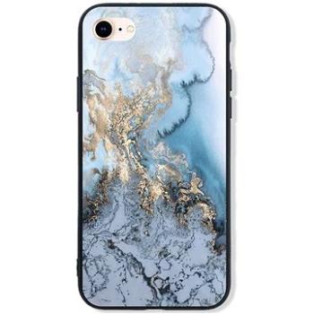 TopQ Kryt LUXURY iPhone SE 2020 pevný Marble Blue 49238 (Sun-49238)