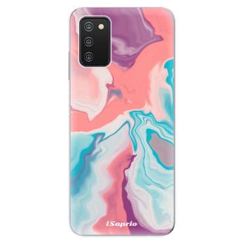 Odolné silikonové pouzdro iSaprio - New Liquid - Samsung Galaxy A03s