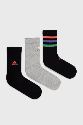 Ponožky adidas Performance Pride HE2962 ( 3-pak) černá barva