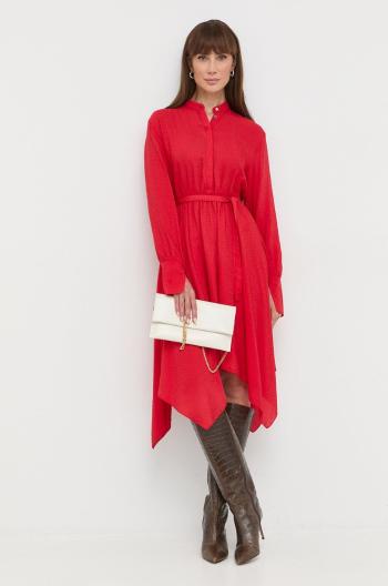Šaty Patrizia Pepe červená barva, mini