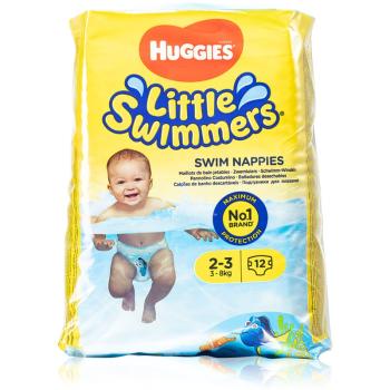 Huggies Little Swimmers 2-3 jednorázové plenkové plavky 3-8 kg 12 ks