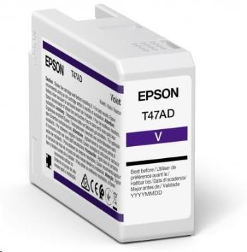 EPSON ink Singlepack Violet T47AD UltraChrome Pro 10 ink 50ml originální inkoustová cartridge
