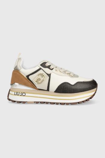 Sneakers boty Liu Jo Maxi Wonder 01 béžová barva