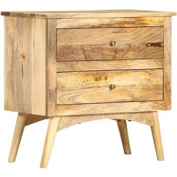 Noční stolek 65 × 35 × 60 cm masivní mangovníkové dřevo (286126)