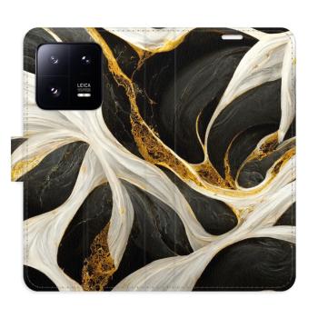 Flipové pouzdro iSaprio - BlackGold Marble - Xiaomi 13 Pro