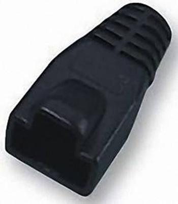 Ochranná krytka RJ45 MH Connectors MHRJ45SRB-BK, 6510-0100-06, černá, 1 ks