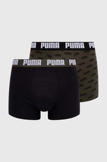 Boxerky Puma 2-pack pánské, zelená barva, 938324