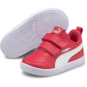 Puma COURTFLEX V2 V INF Dětské vycházkové tenisky, růžová, velikost 22