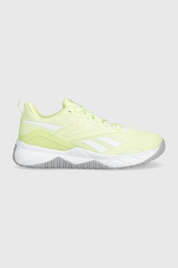 Tréninkové boty Reebok Nanoflex Trainer zelená barva