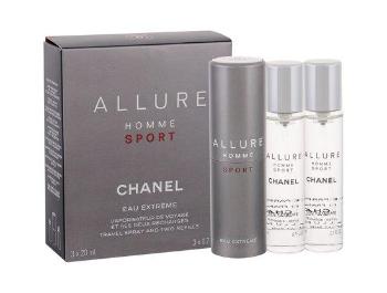 Chanel Allure Homme Sport Eau Extrême EDT plnitelný 20 ml + EDT náplň 2 x 20 ml, 3x20ml