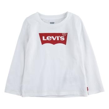 Dětská košile Levi's® s dlouhým rukávem bílá