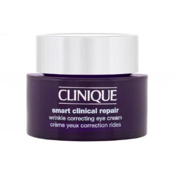 Clinique Smart Clinical Repair Wrinkle Correcting Eye Cream 15 ml oční krém proti vráskám; na rozjasnění pleti; zpevnění a lifting pleti