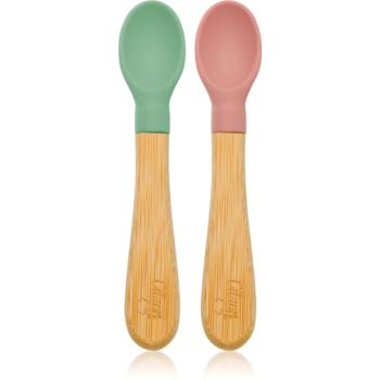 Citron Bamboo Spoon lžička Green/ Pink 2 ks