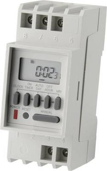 Časovač na DIN lištu C-Control TM-848-2, 230 V/AC, 16 A/250 V