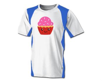 Funkční tričko pánské Kawaii cupcake