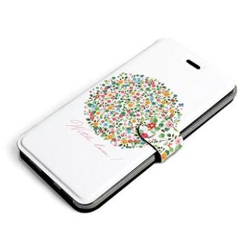 Mobiwear Flip pouzdro pro Xiaomi 11 Lite 5G NE - M121S With love kvítky (5903516873814)