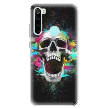 Odolné silikonové pouzdro iSaprio - Skull in Colors - Xiaomi Redmi Note 8