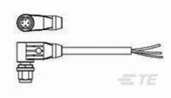 Upravený zástrčkový konektor pro senzory - aktory TE Connectivity 1-2273082-1 zástrčka, zahnutá, 1.50 m, 1 ks