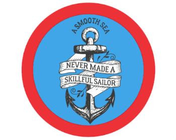 Samolepky zákaz - 5ks Skillful Sailor