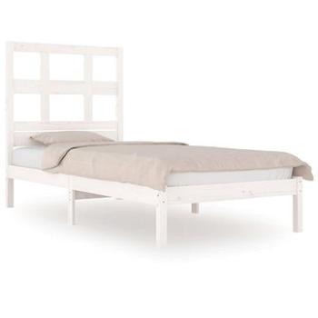 Rám postele bílý masivní borovice 90 × 190 cm Single, 3104444 (3104444)