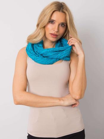 TYRKYSOVÝ DĚROVANÝ ŠÁTEK AT-CH-90449-TURQUOISE Velikost: ONE SIZE