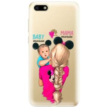 iSaprio Mama Mouse Blonde and Boy pro Huawei Y5 2018 (mmbloboy-TPU2-Y5-2018)