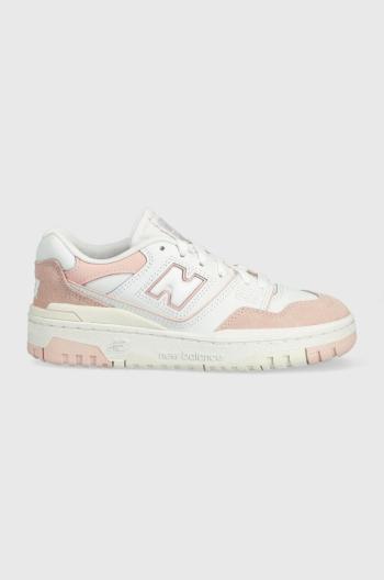 Dětské sneakers boty New Balance růžová barva