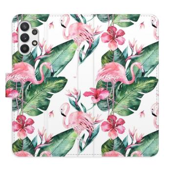 Flipové pouzdro iSaprio - Flamingos Pattern - Samsung Galaxy A32 5G