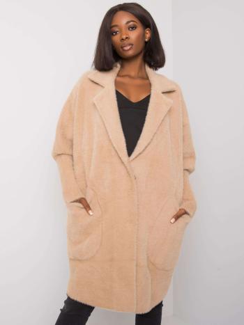 BÉŽOVÝ TEDDY COAT MBM-PL-1517.00P-BEIGE Velikost: ONE SIZE