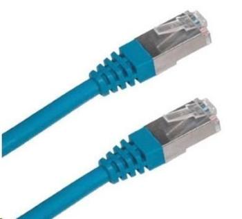 XtendLan patch kabel Cat6A, SFTP, LS0H - 0, 5m, modrý (prodej po 10 ks)