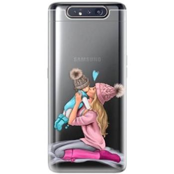 iSaprio Kissing Mom - Blond and Boy pro Samsung Galaxy A80 (kmbloboy-TPU2_GalA80)