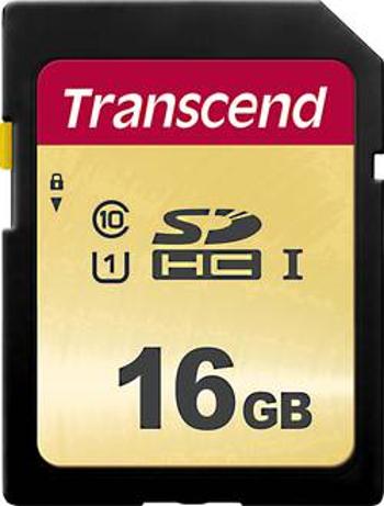 Karta SDHC, 16 GB, Transcend Premium 500S TS16GSDC500S, Class 10, UHS-I, UHS-Class 1