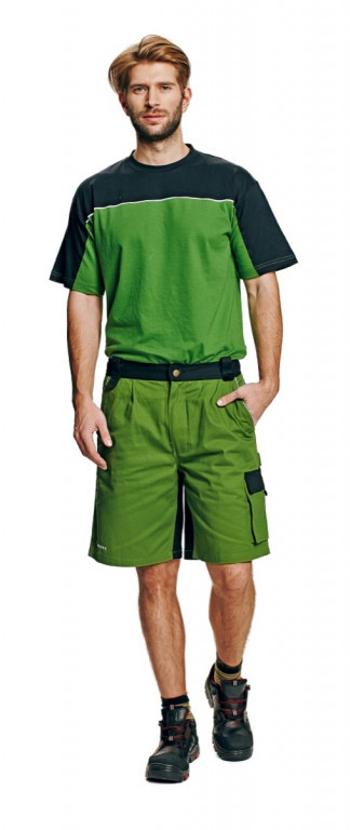 STANMORE šortky zelená/černá 50