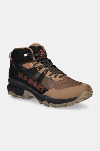 Boty Mammut Sertig II Mid GTX pánské, hnědá barva