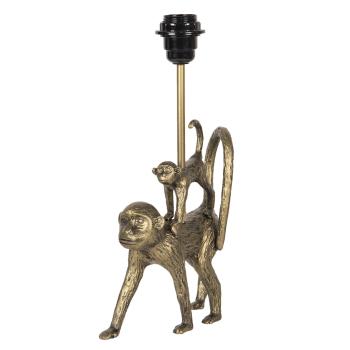 Zlatá stolní lampa v designu opic Les Animaux - 20*7*36 cm 6LMP654