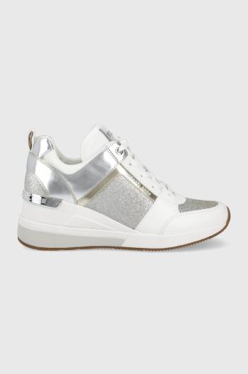 Sneakers boty MICHAEL Michael Kors Georgie Trainer stříbrná barva