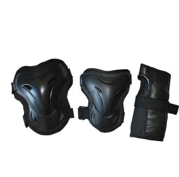 In-line chrániče TRULY® SHELTER SET, černé, vel.XL, 52, cm