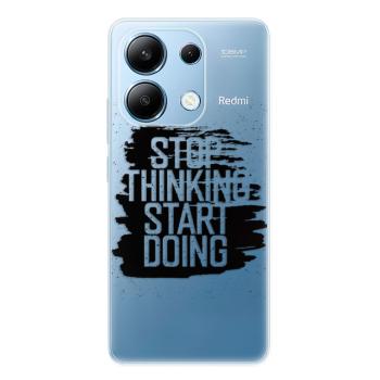 Odolné silikonové pouzdro iSaprio - Start Doing - black - Xiaomi Redmi Note 13